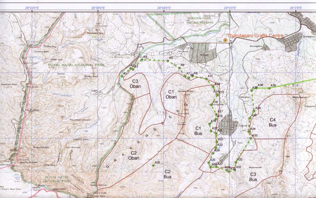 Wilderness Buffer Map - AmaZizi